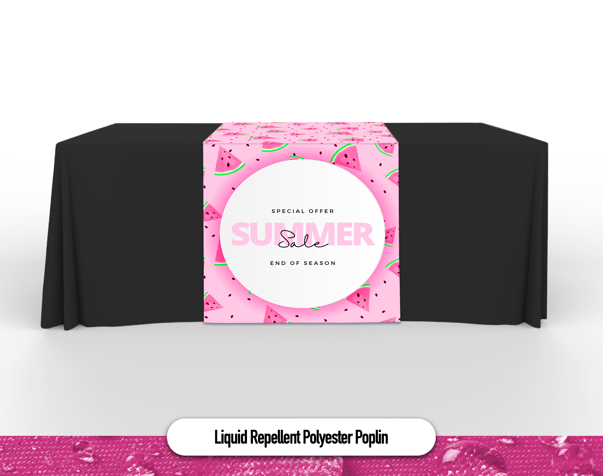 30" x 72" Liquid Repellent Table Runner