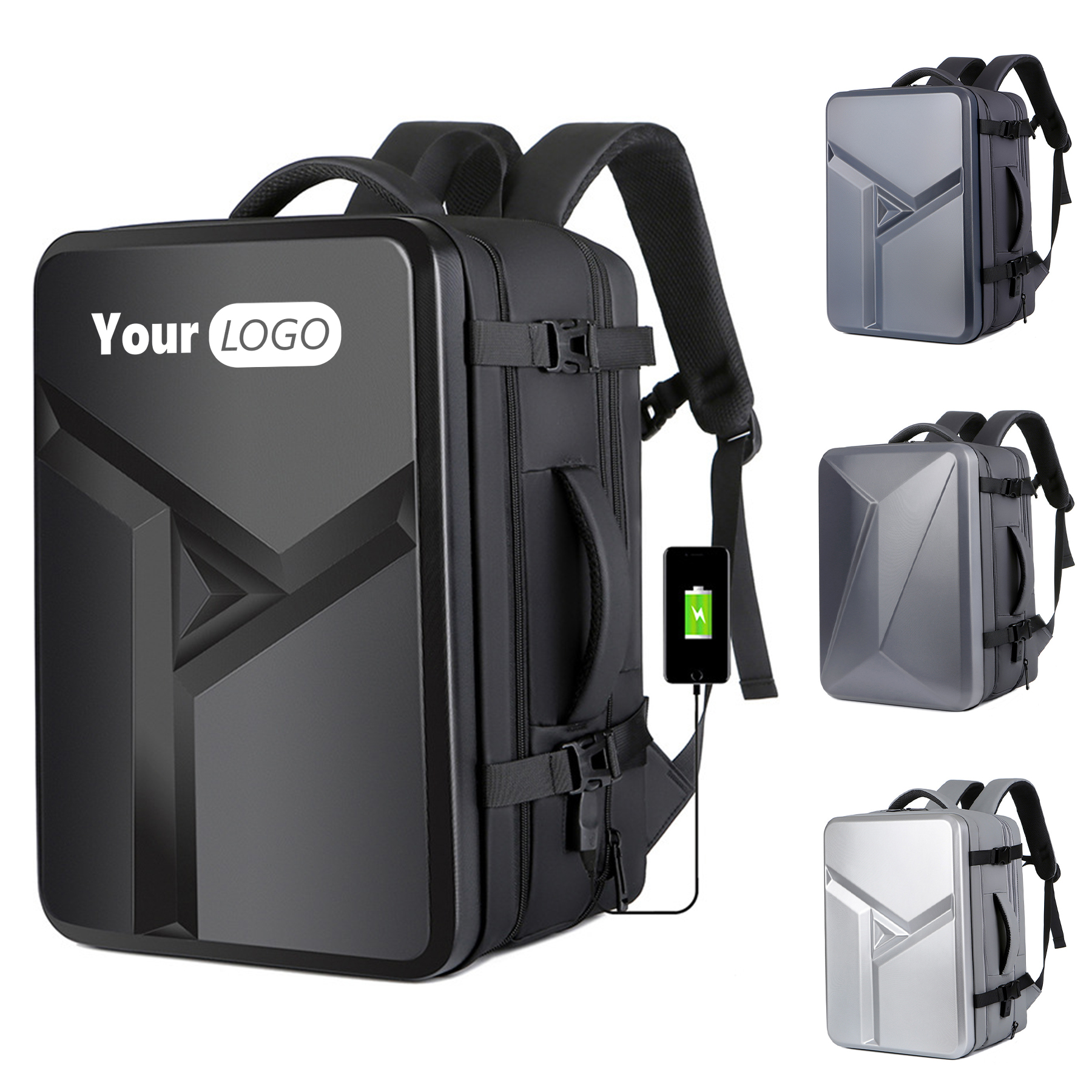 Eva Large capacity hard shell laptop backpack 1