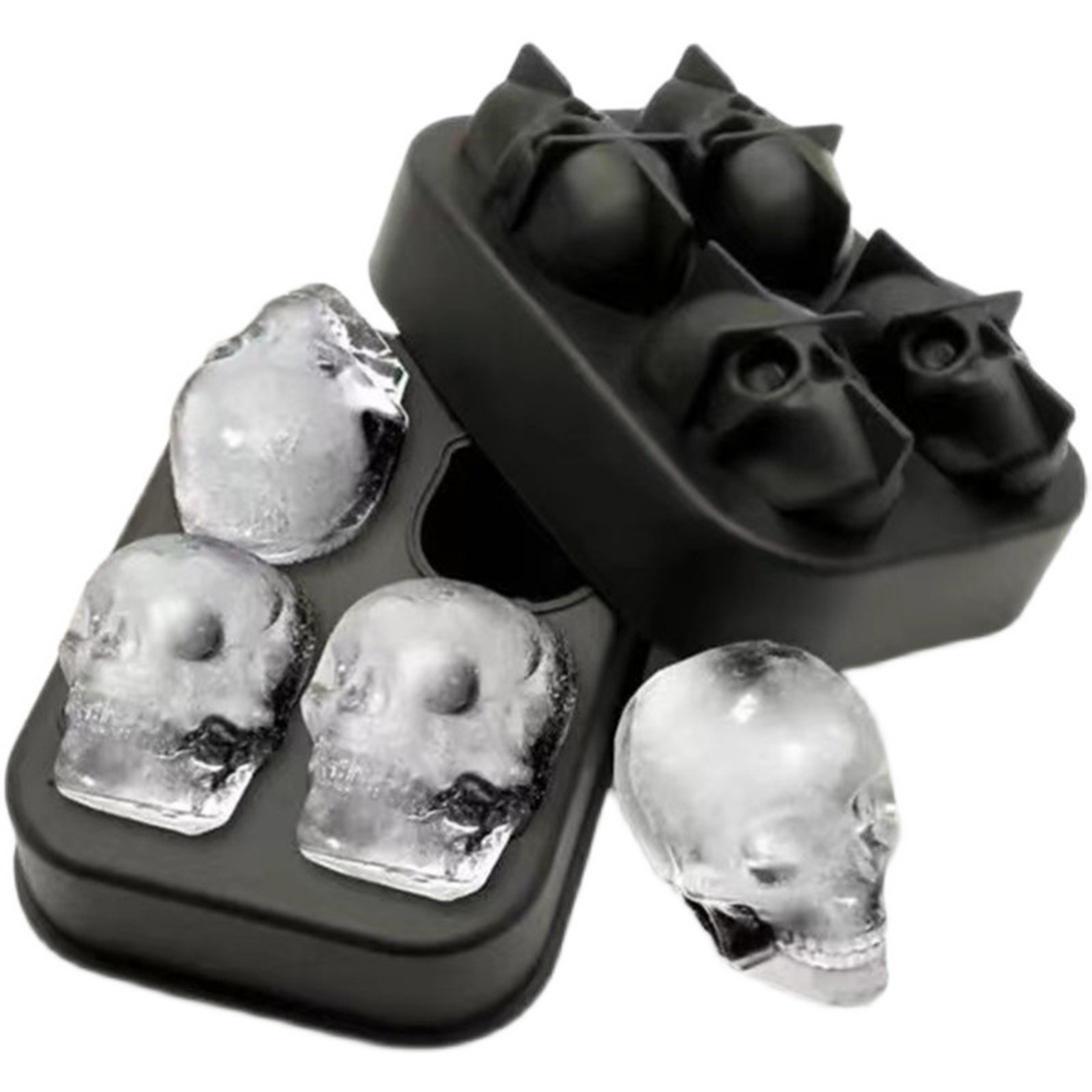 Skull Ice Mold Set 4