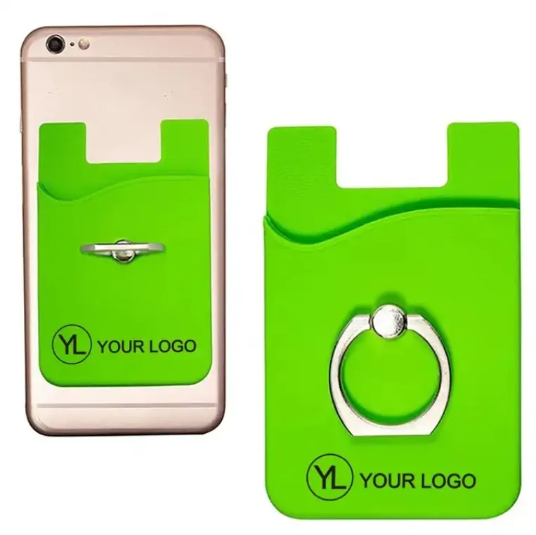 Silicone Phone Wallet With Ring 3