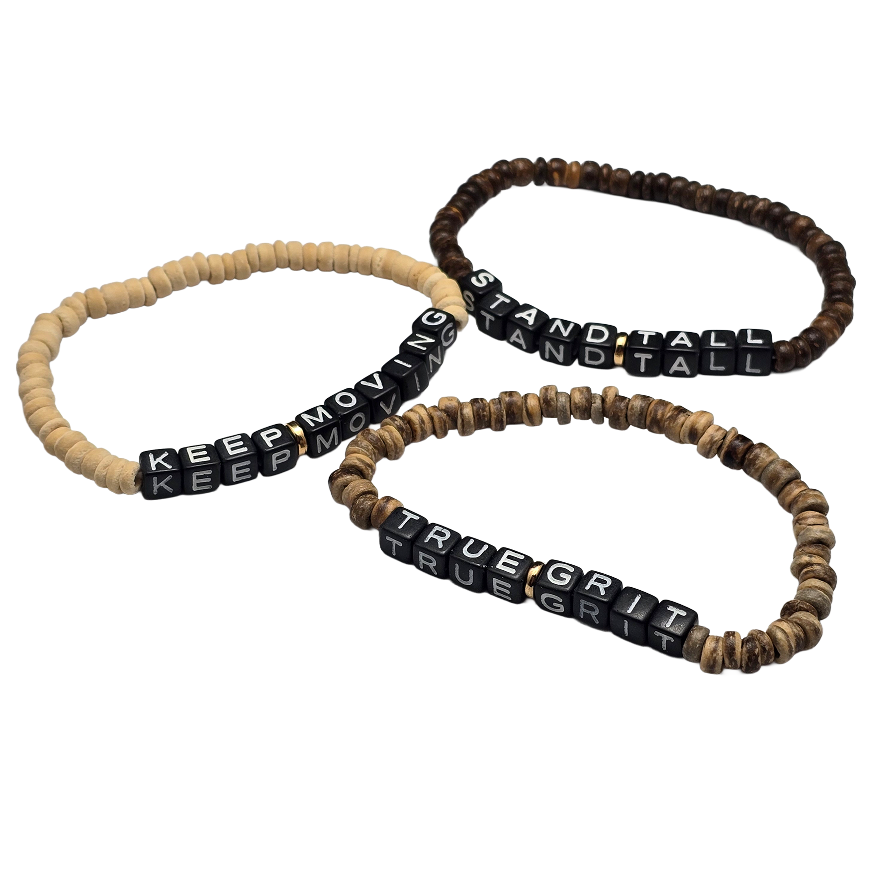 Coconut Shell Wood Friendship Bracelet 6