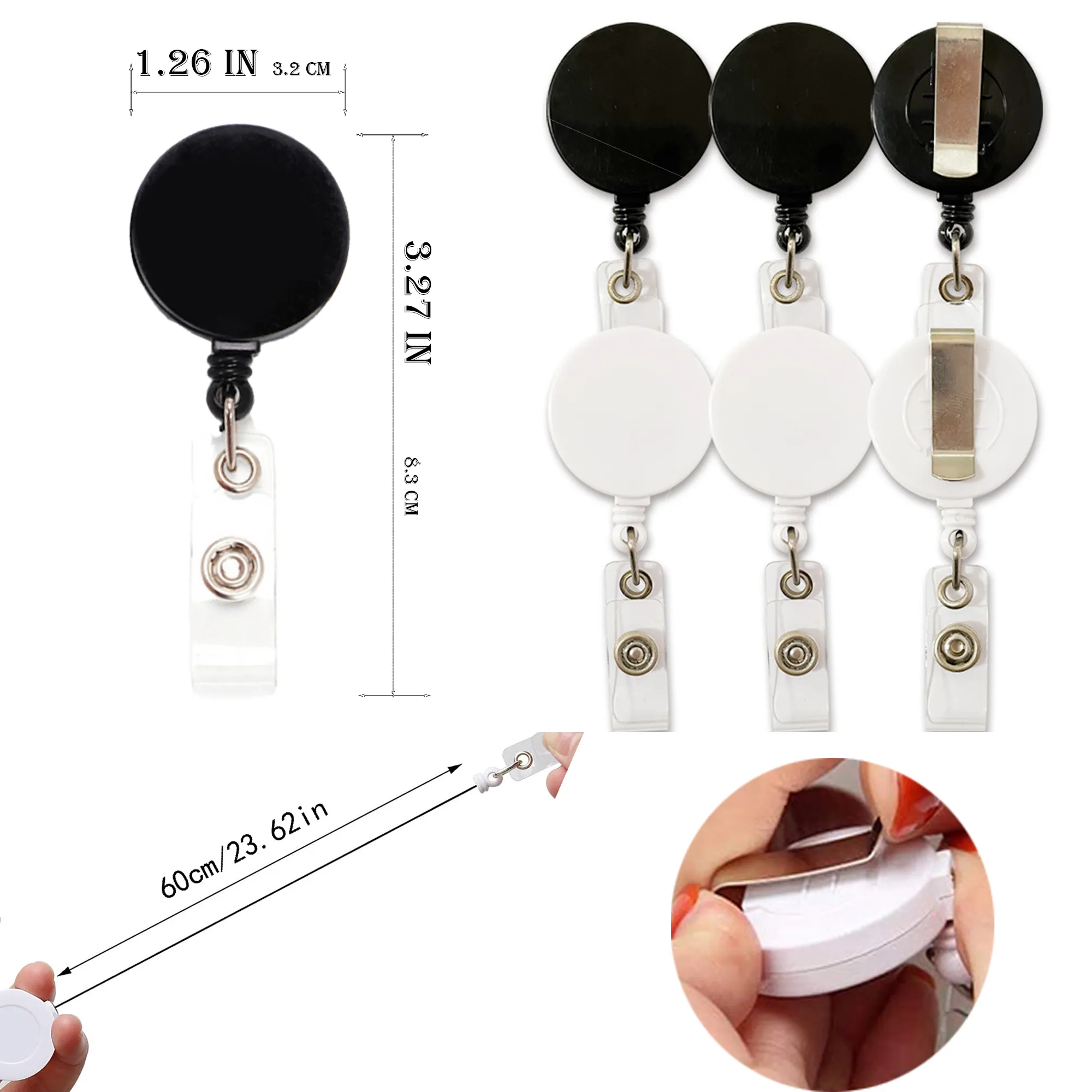 Quick-Release Retractable Badge Reel 3