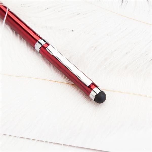 Aluminum barrel Pen With touch head 2