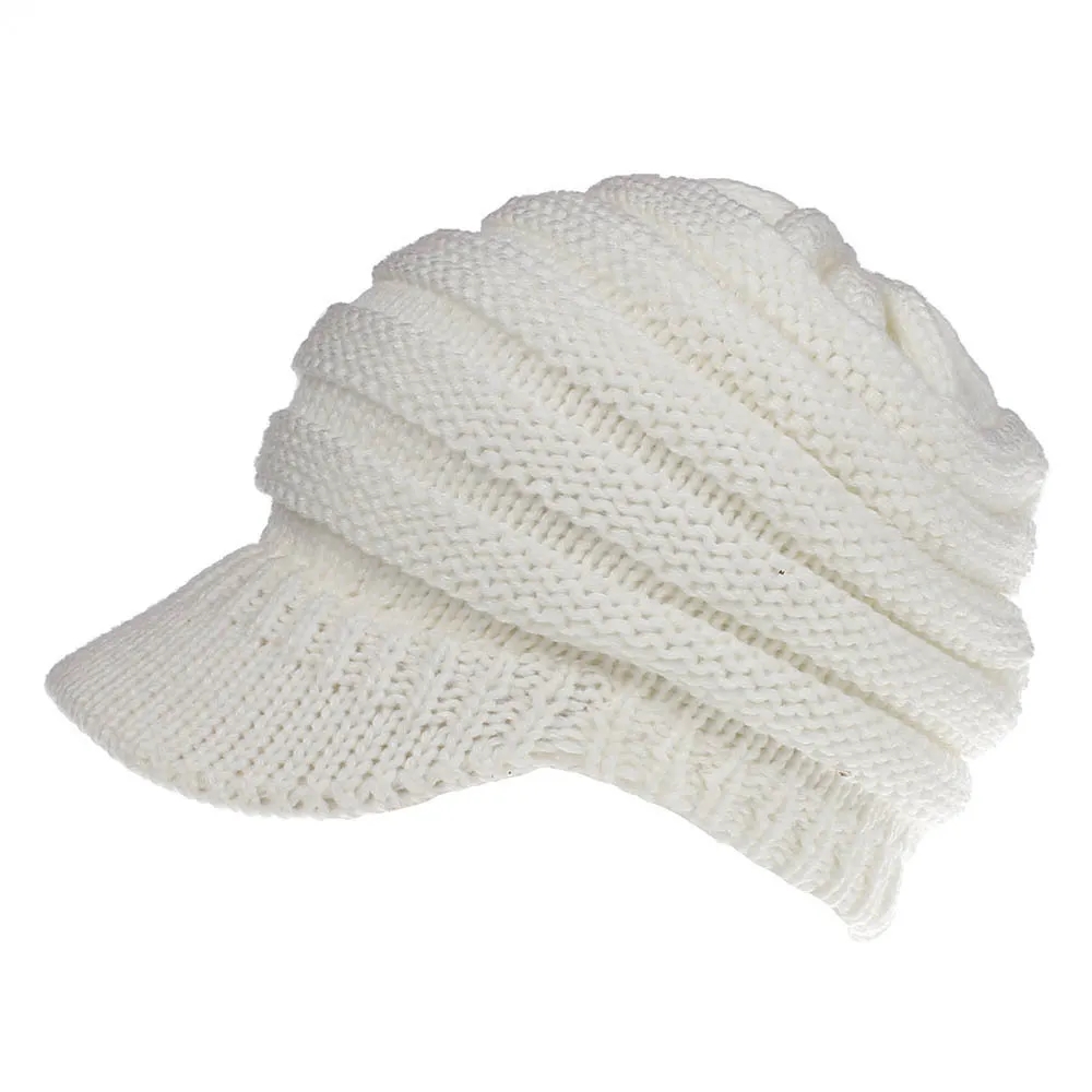 Knit Beanie Tail Hat For Adults 2