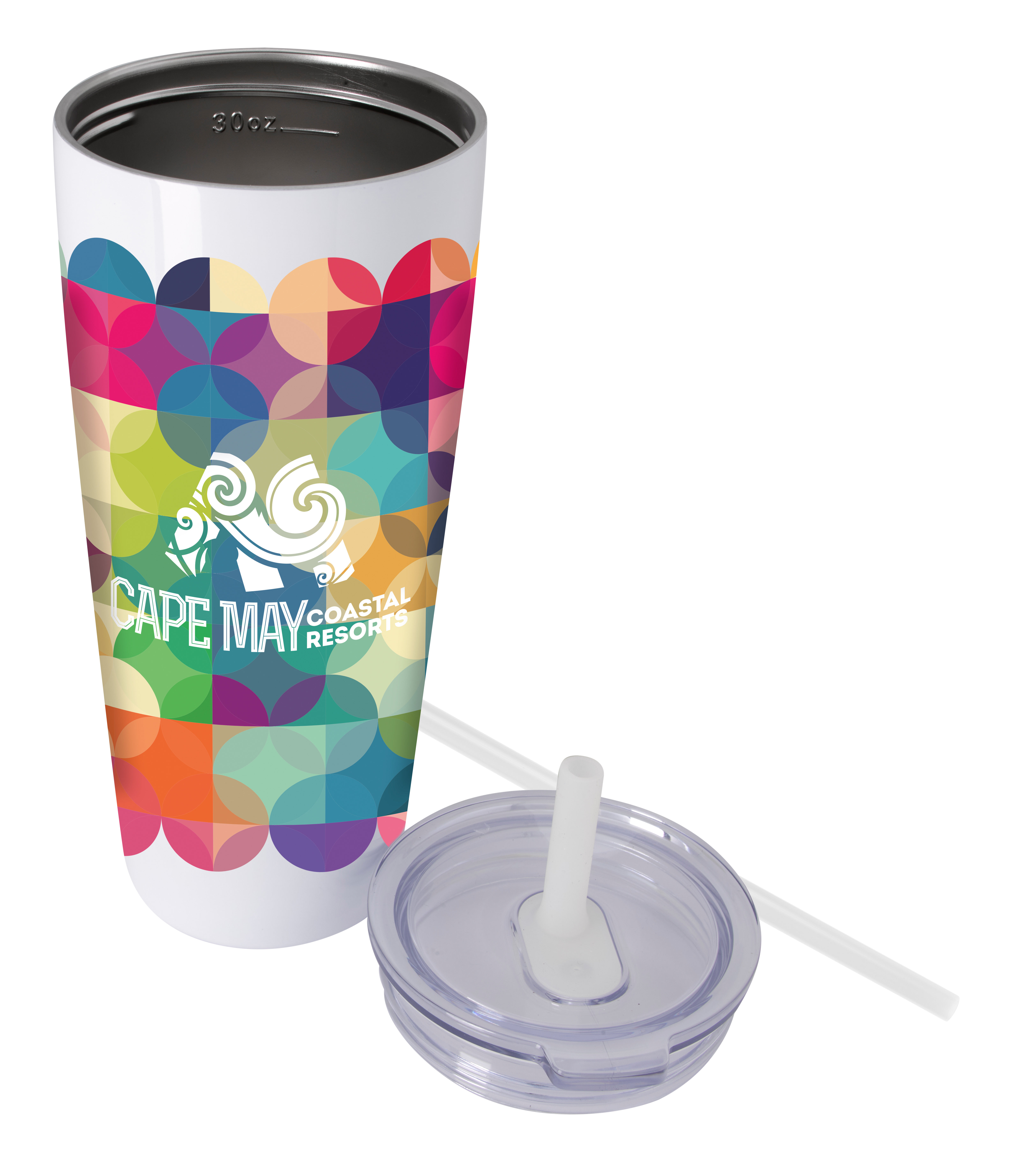 Built-in Straw Vacuum Tumbler 30 oz