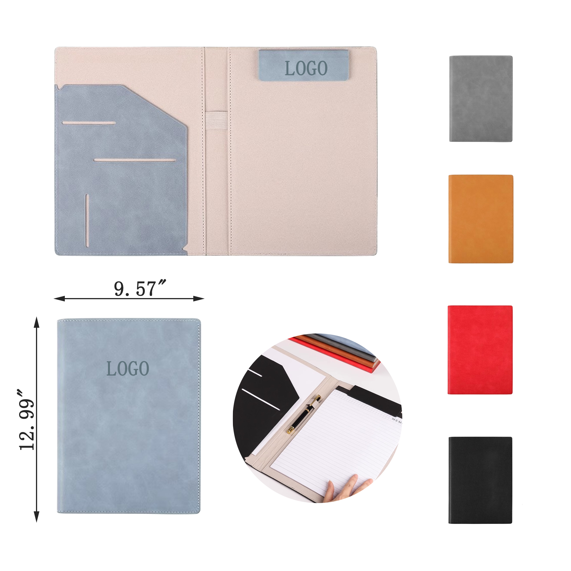 A4 Pu Leather Clipboard 3