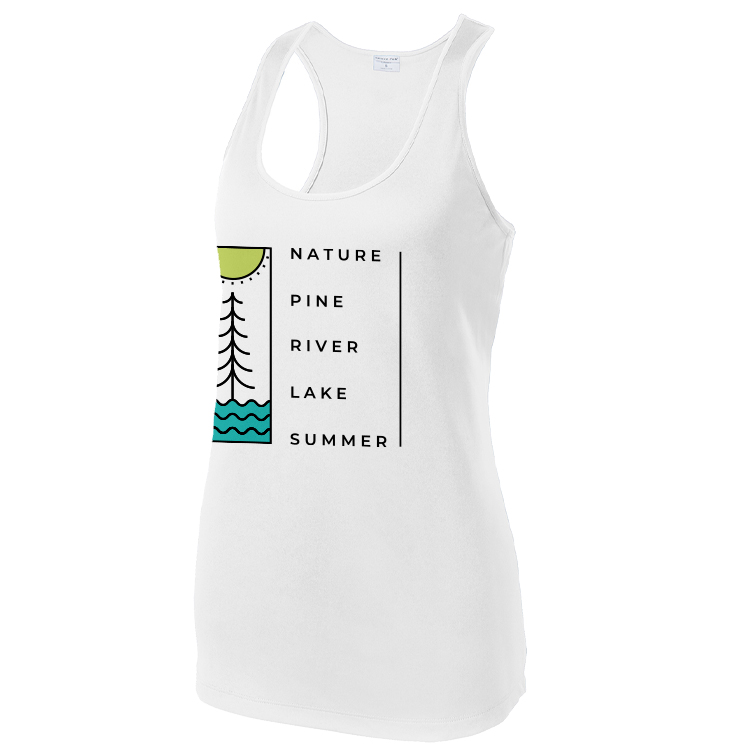 Ladies Racerback Spot Sublimation Tank Top 6