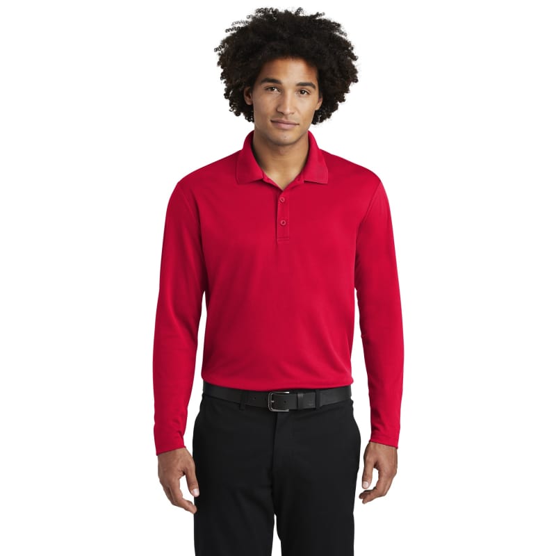 Sport-Tek PosiCharge RacerMesh Long Sleeve Polo. 6
