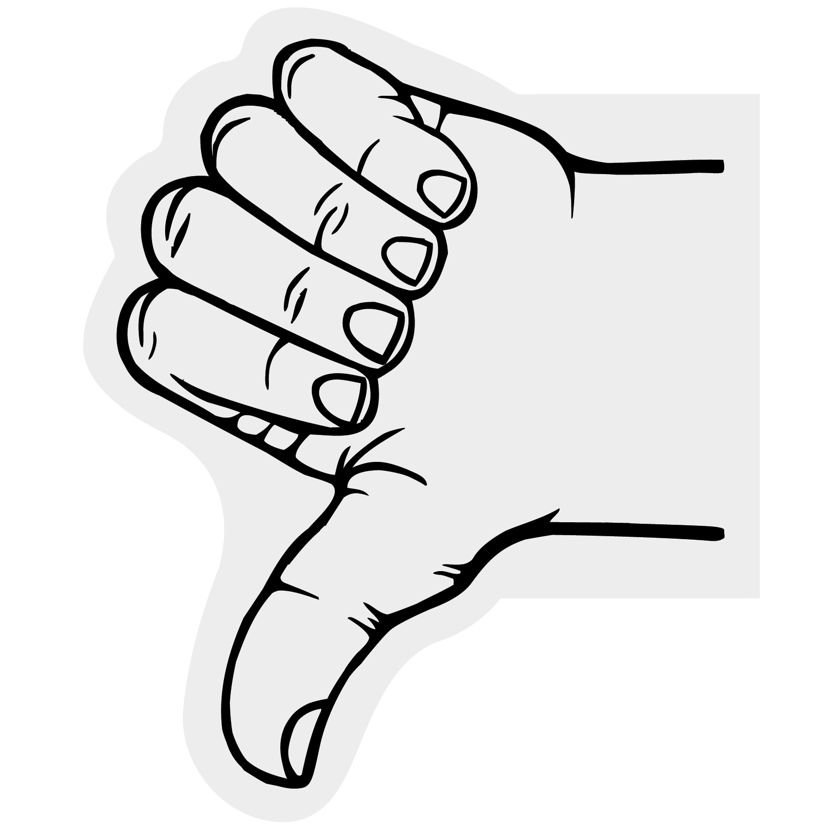 Thumb Foam Hand Mitt 27