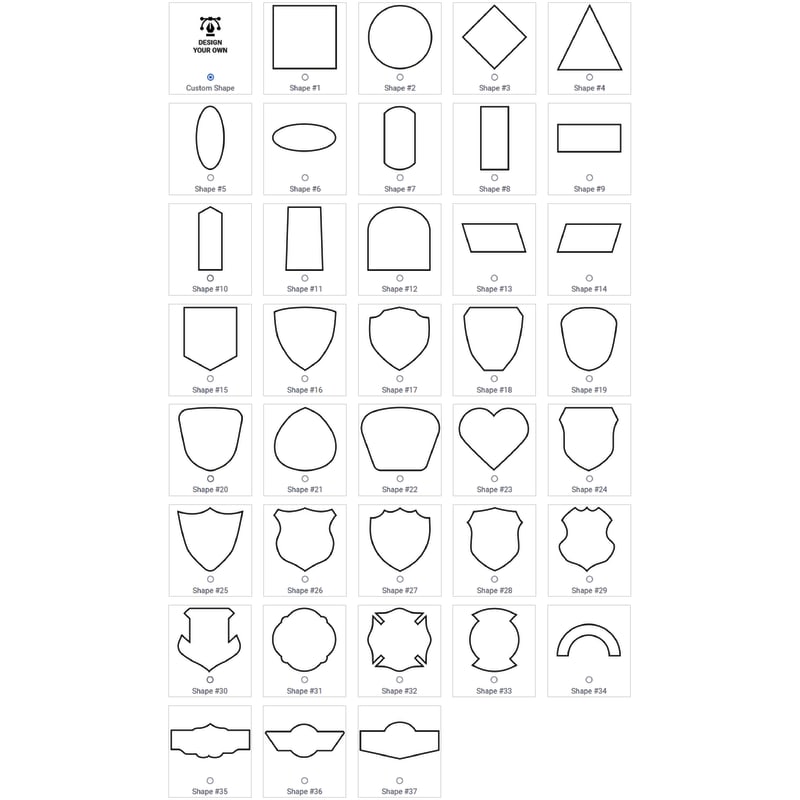 Full Color Sublimated Patches 38