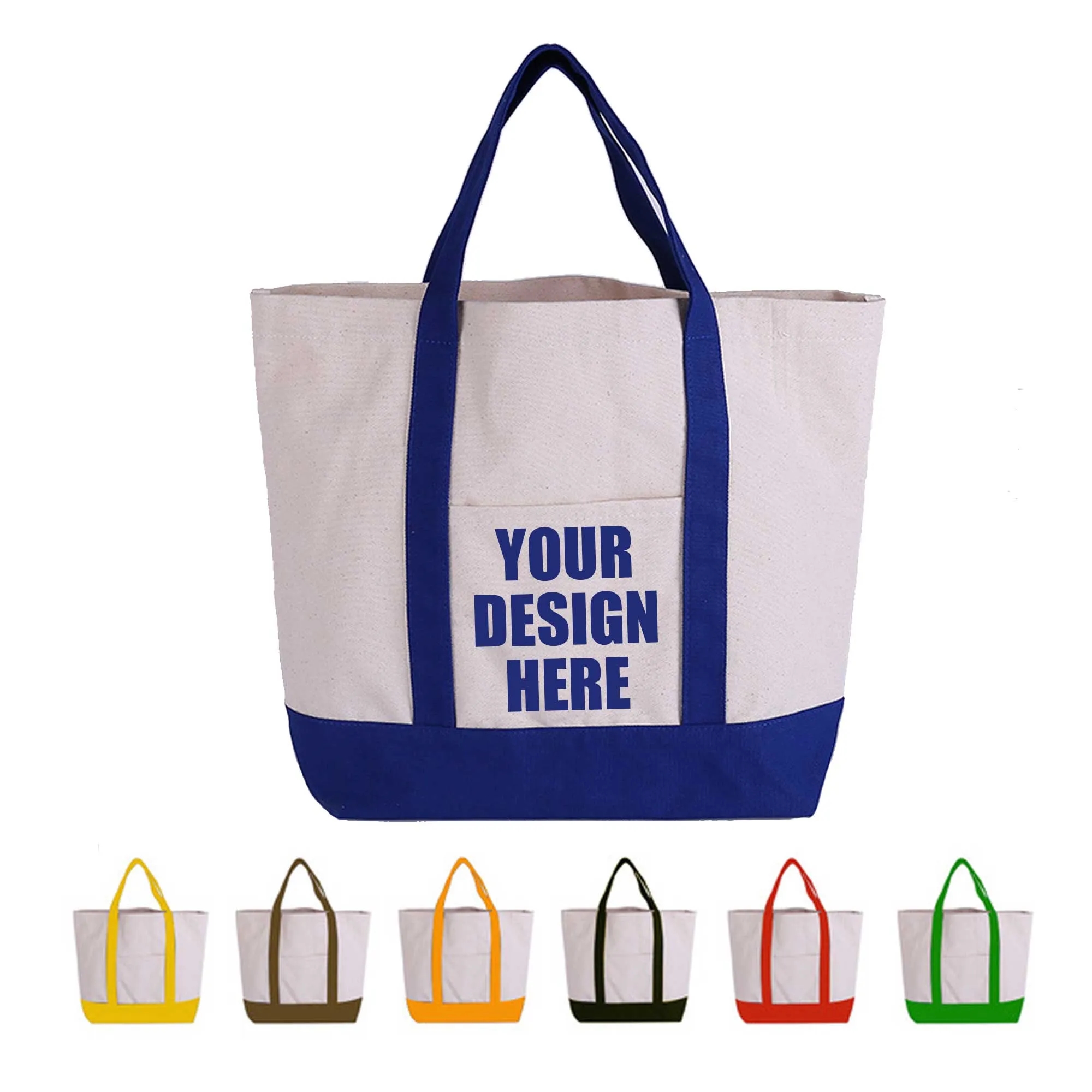 MOQ100 Canvas Grocery Tote Bag 1