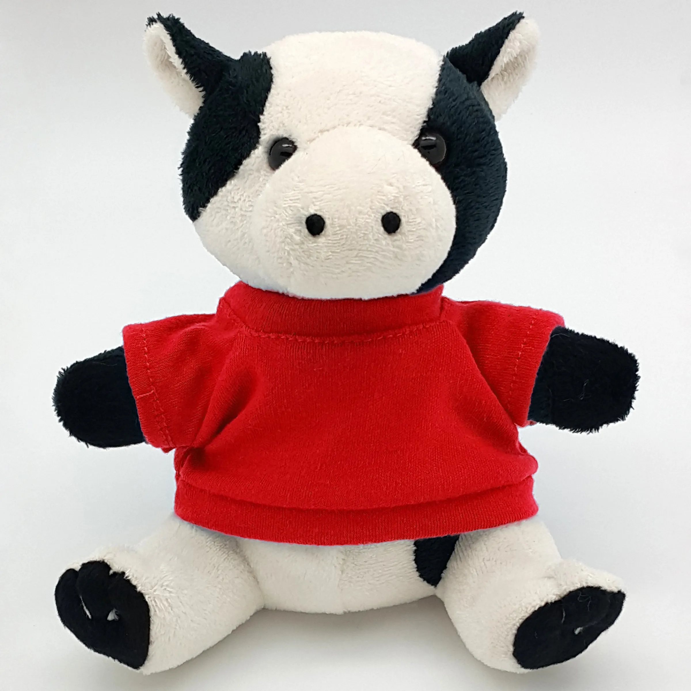 6" Beanie Cow with Embroidered Eyes 9