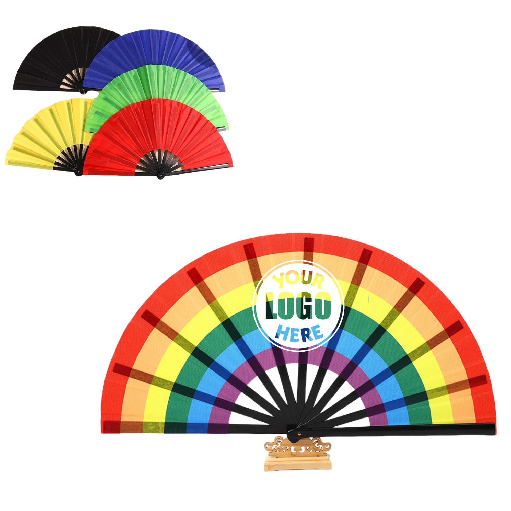 Fold Rainbow Fan 2