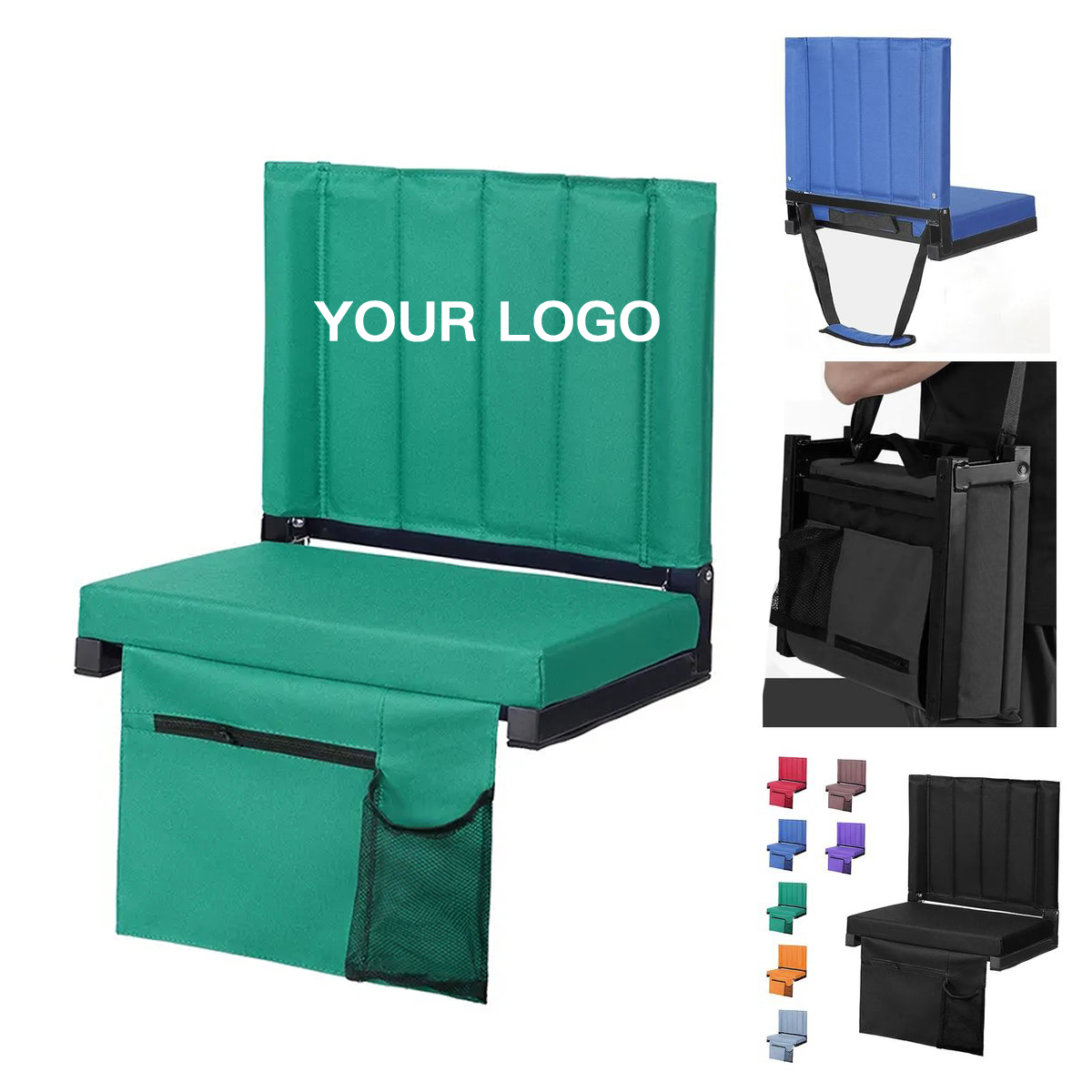 Padded Stadium Seat For Outdoor Sports Events 11