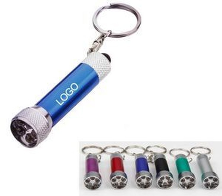 5 LED Torch Flashlight With Keychain 2