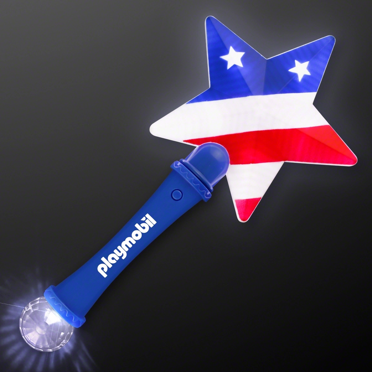 US Flag Star Light Up Wand 2