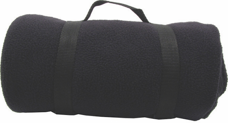 Fleece Blanket w/Nylon Strap 5