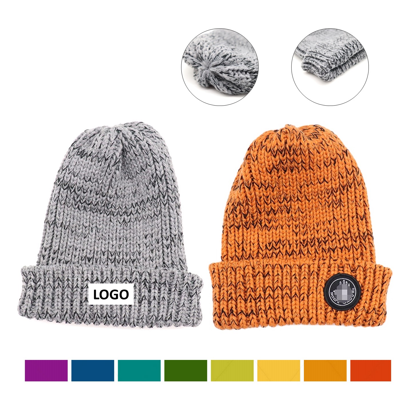 Mix Color Knitted Beanie 2