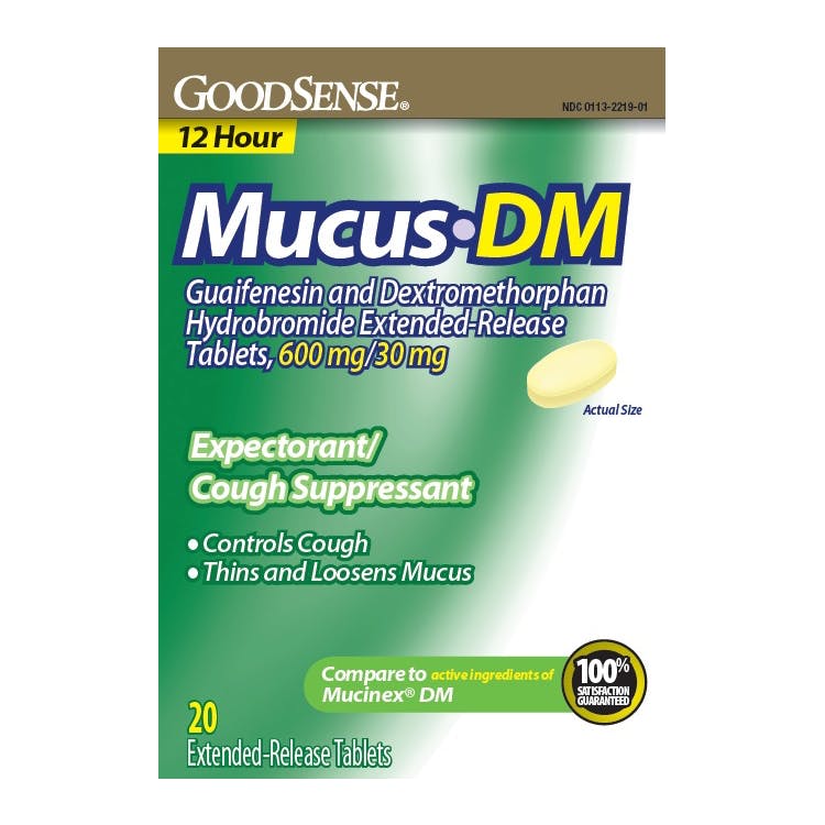 GoodSense Mucus DM Tablets - 20 Count 1