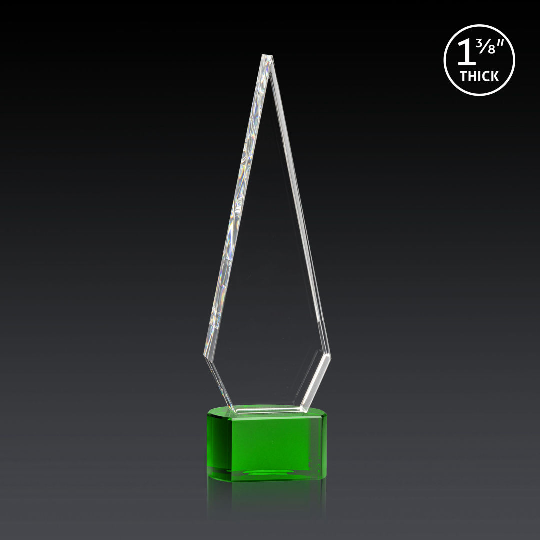 Springfield 3D Award on Paragon Base - Green 9