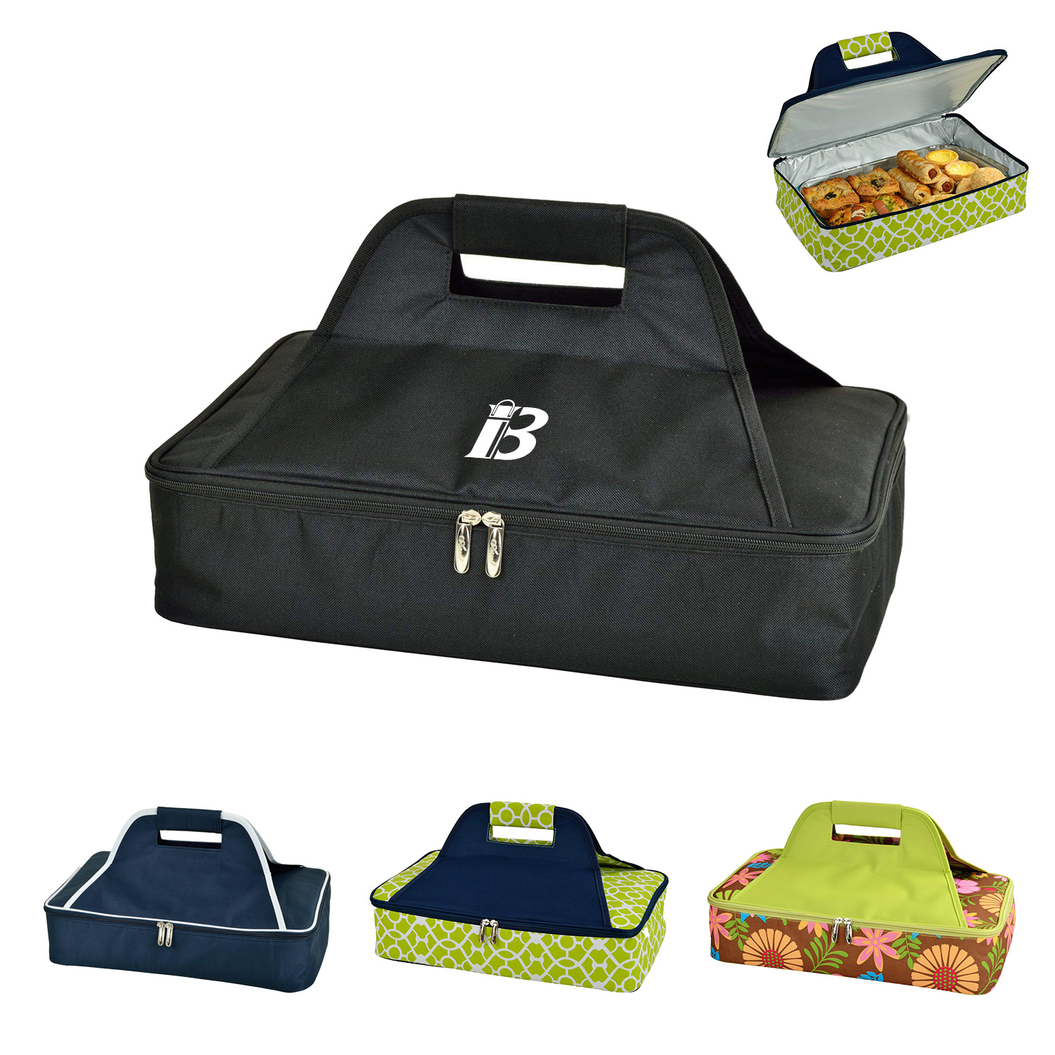 Reusable Insulated Lunch Bag Cooler Tote Box Picnic/Travel/W 2