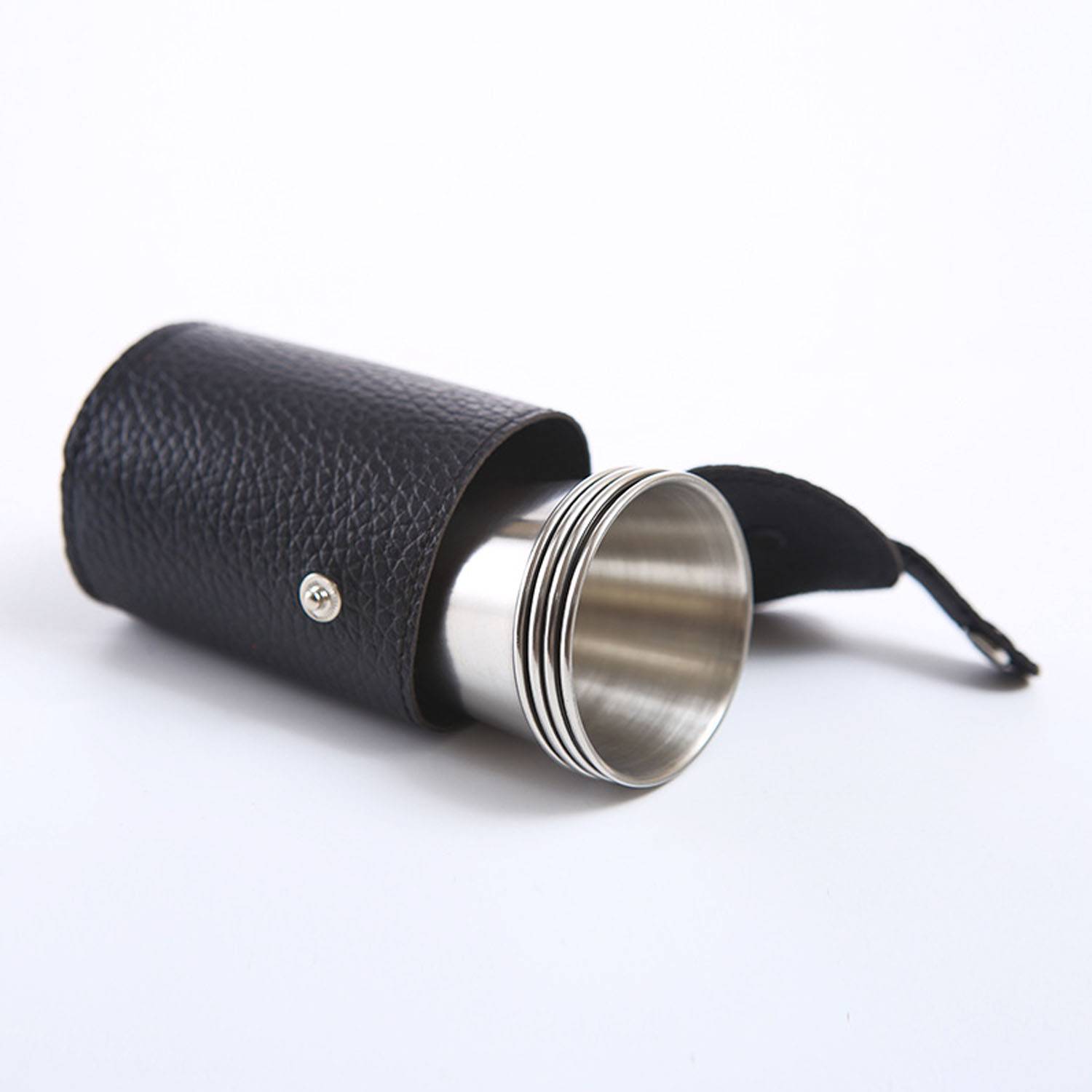2.4OZ Portable Stainless Steel Wine Shot Glass 4 Pcs Set 7