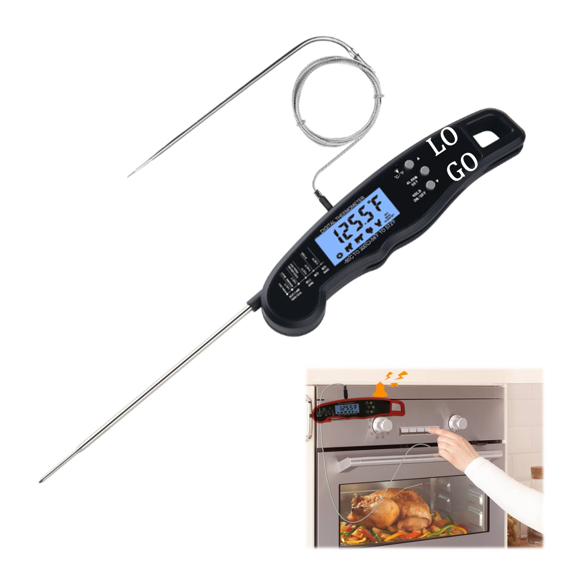 Instant Read Food Thermometer For Cooking 2