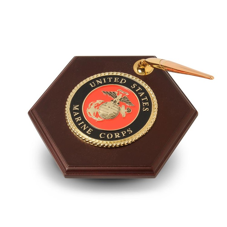 U.S. Marine Corps Medallion Pen Holder 2