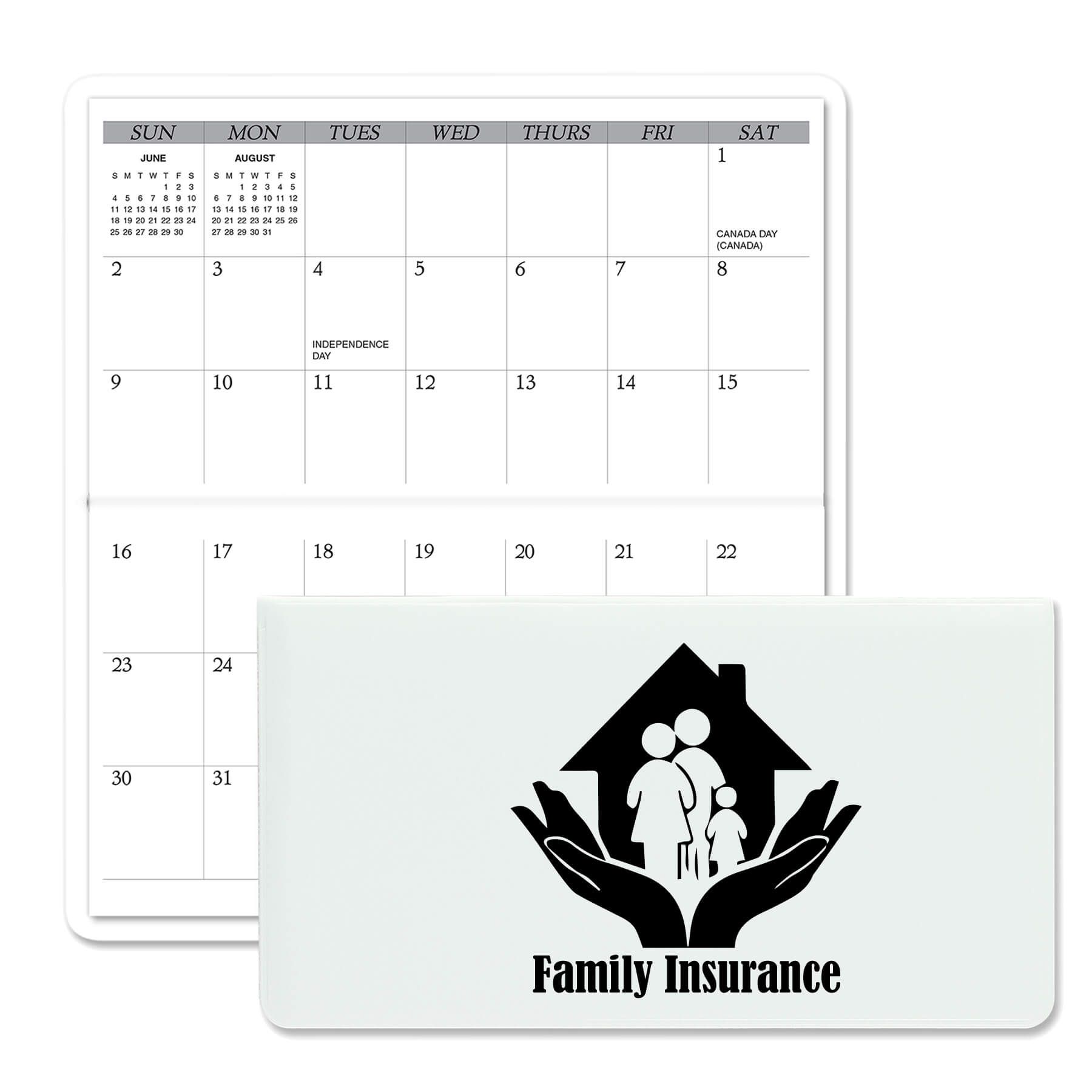 Horizontal Monthly Pocket Planner 20