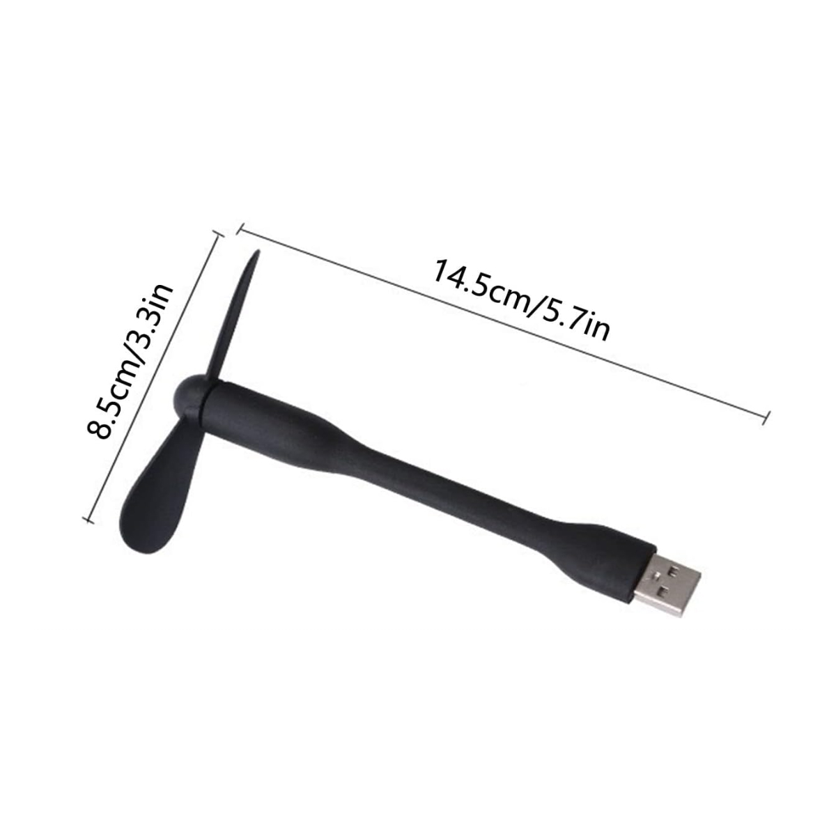 Flexible USB Mini Fan for Laptop and Power Bank 7