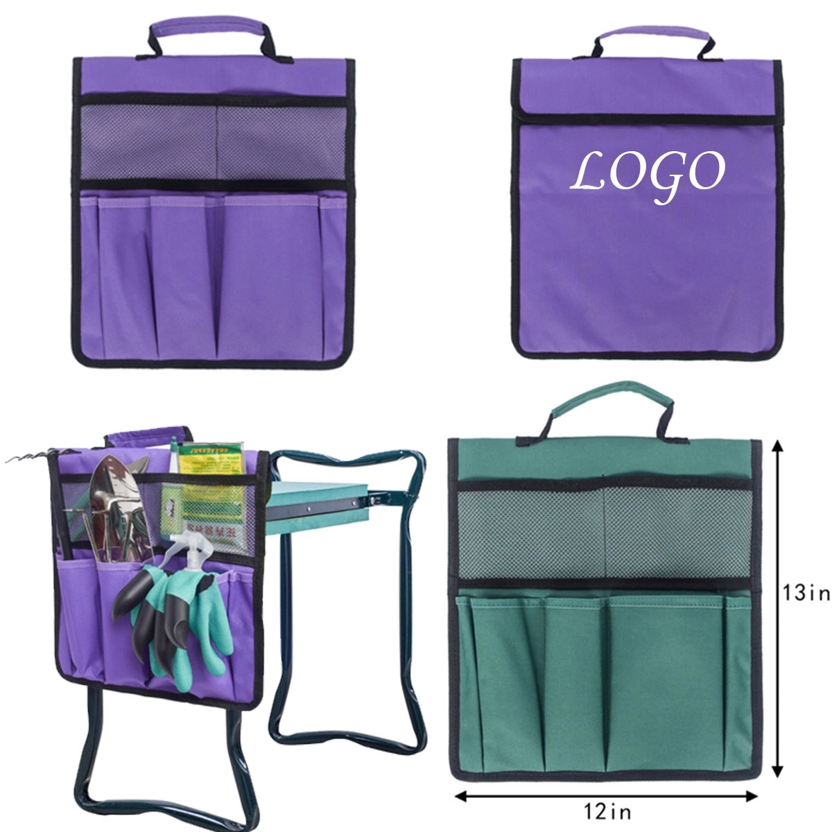Gardening Storage Tote Kneeler Tool Bags 4