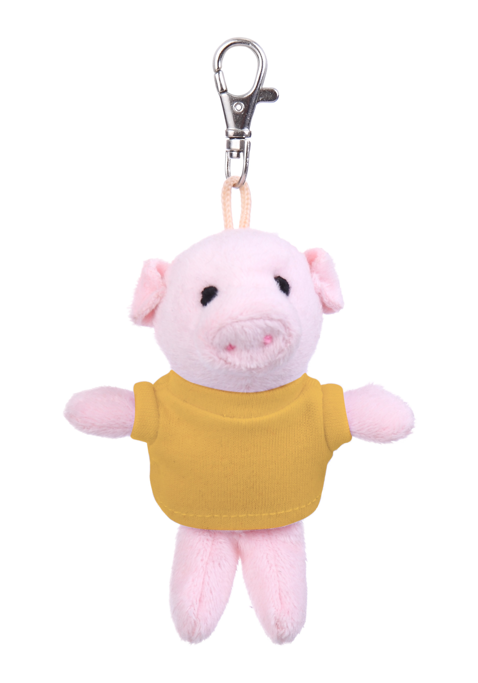 Soft Plush Pig Keychain with Tee 21