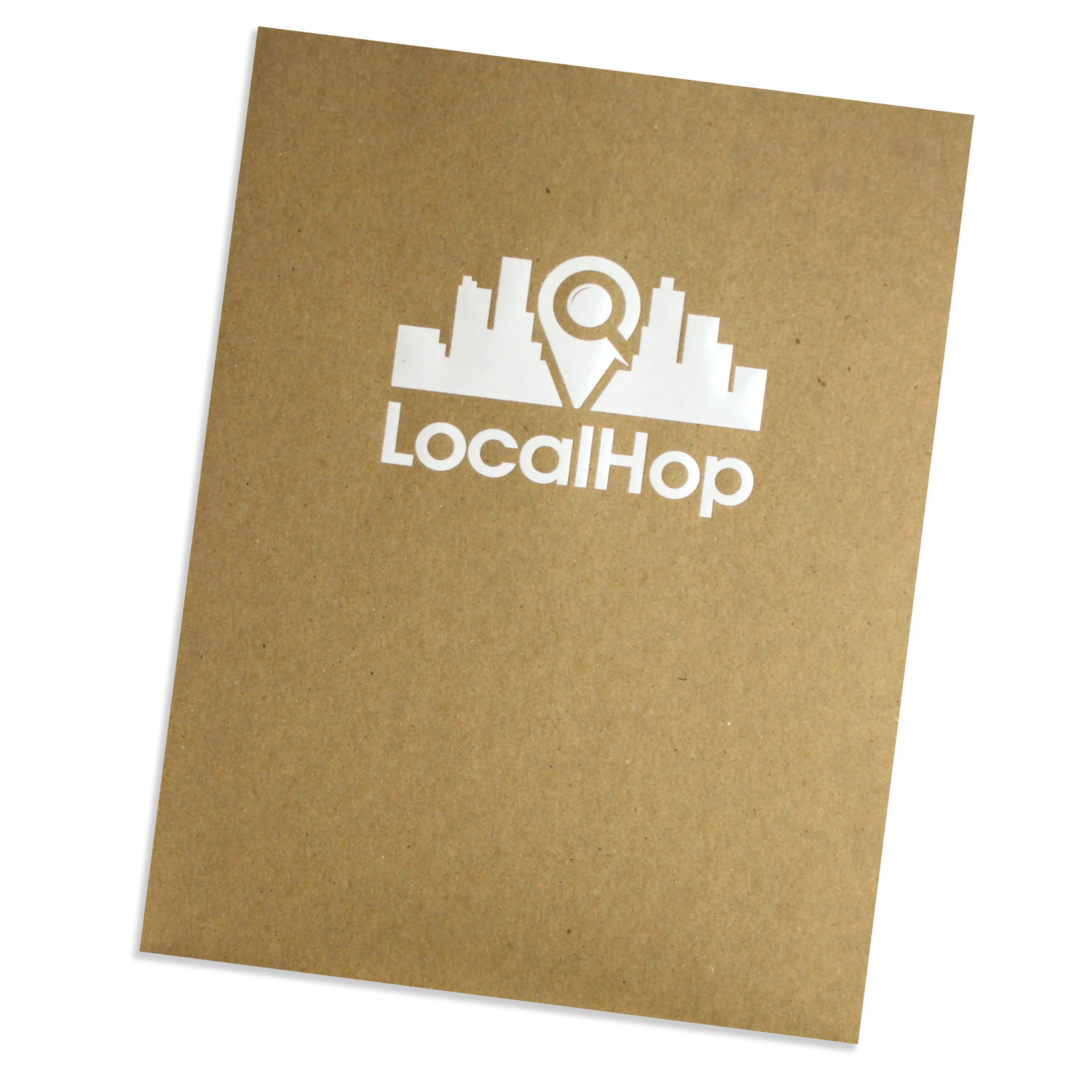 Quick Ship Recycled Foil Stamped Economy Folders 7