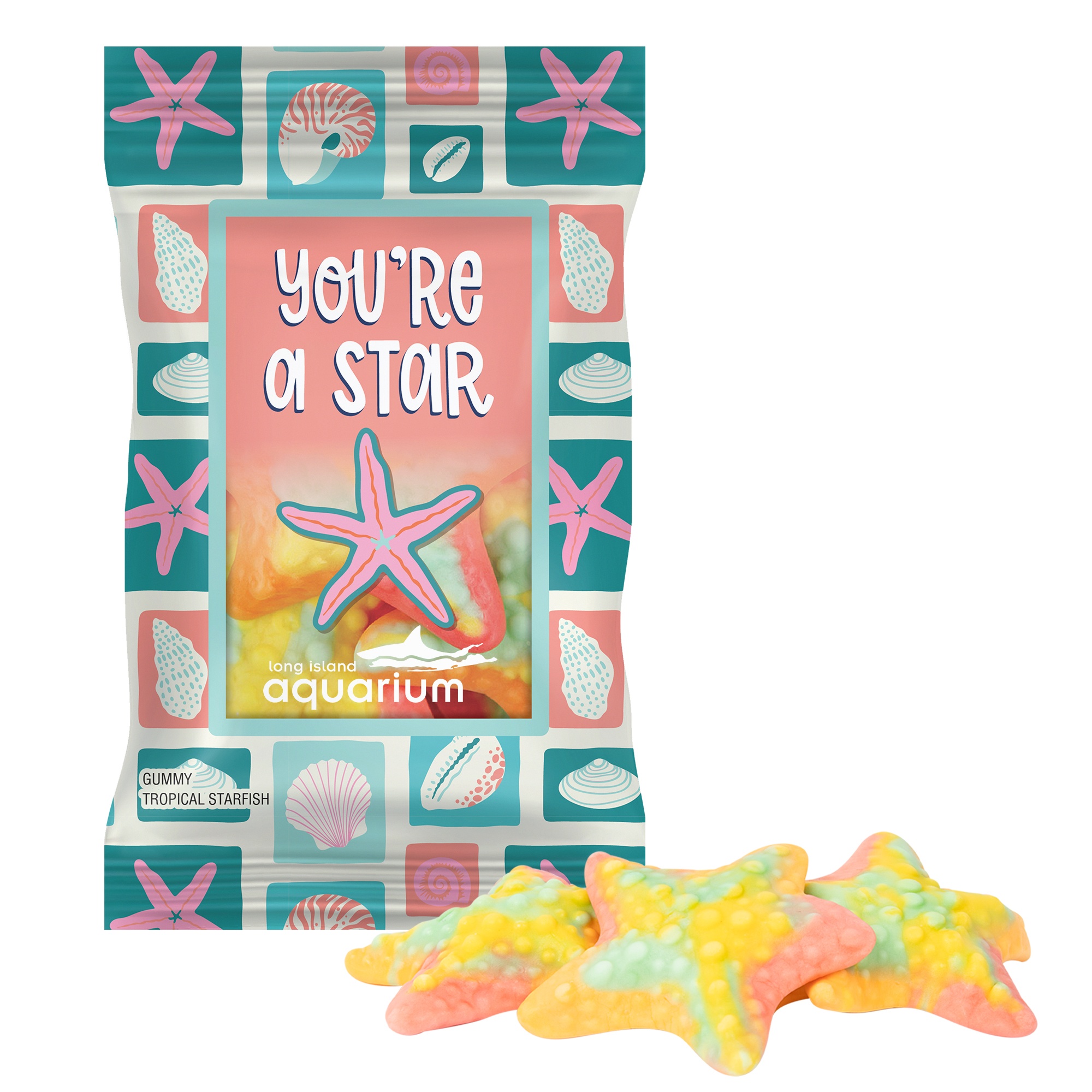 4 oz. Full Color Digibag™ with Tropical Starfish 1