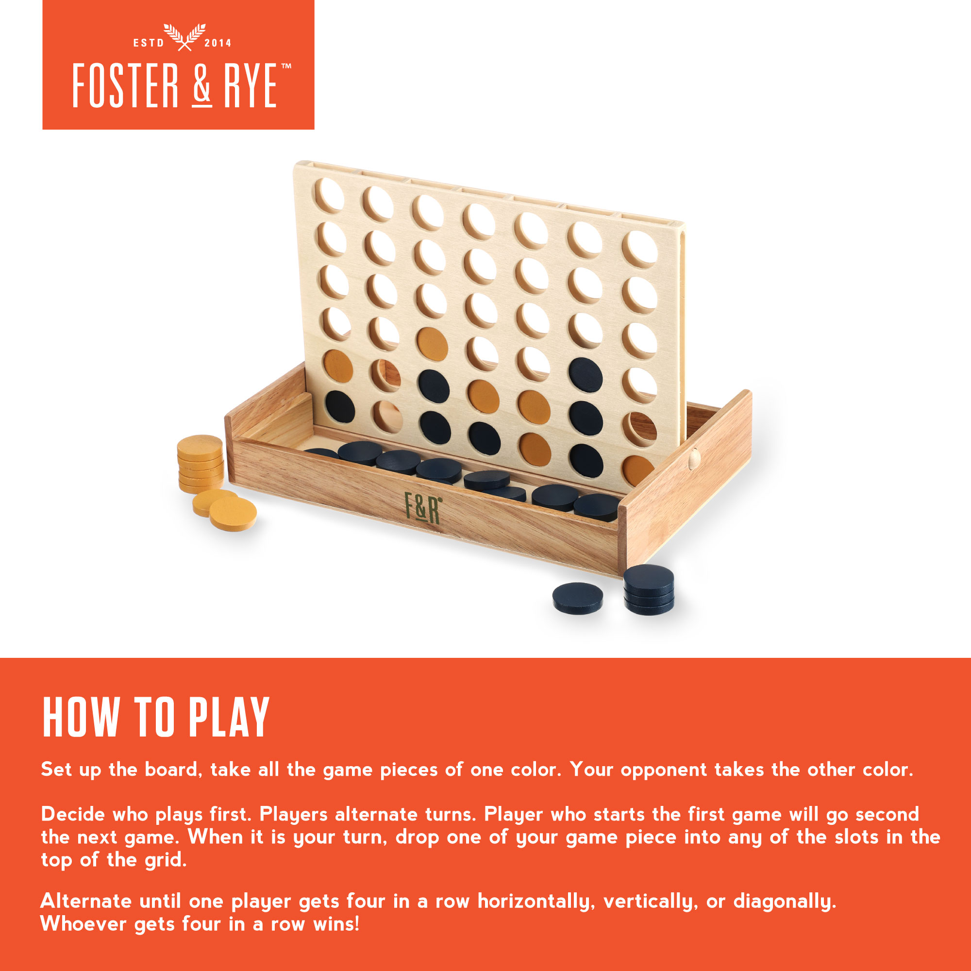 Foster & Rye® Four and Win Game 1