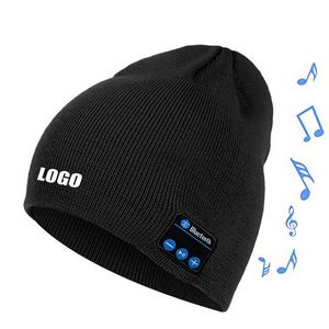 Music Knit Beanie Hat With Built In Headset 16