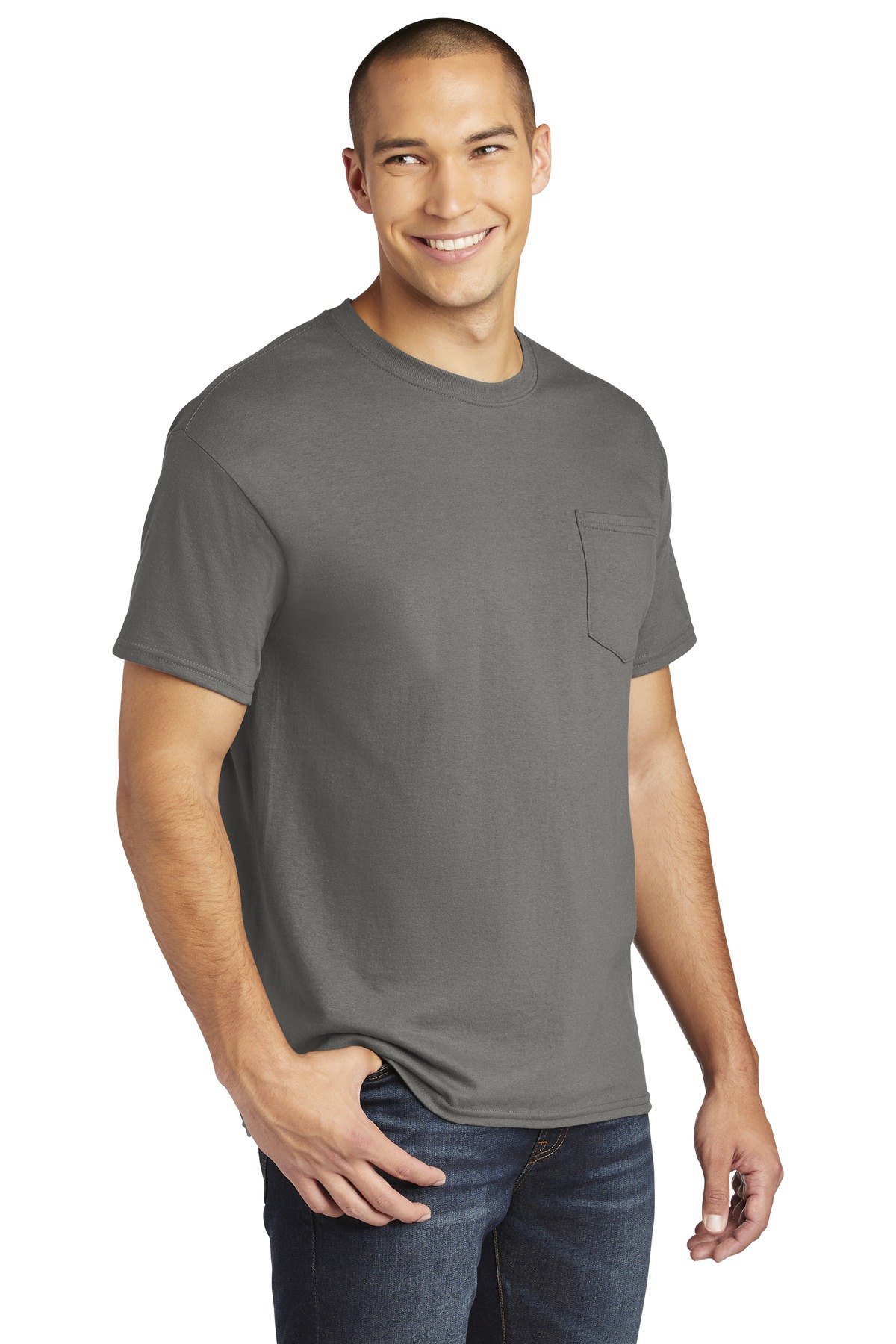 Gildan Heavy Cotton 100% Cotton Pocket T-Shirt. 5300 68