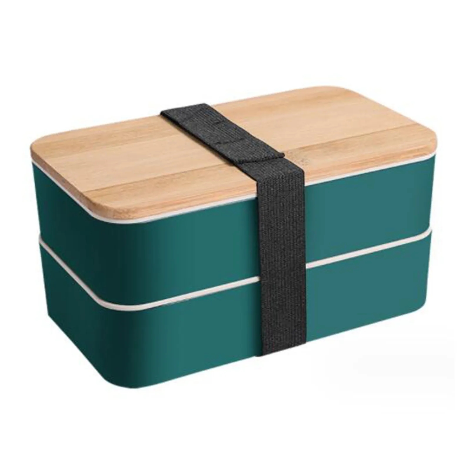 Wheat Straw Bento Lunch Box With Tableware Set 4