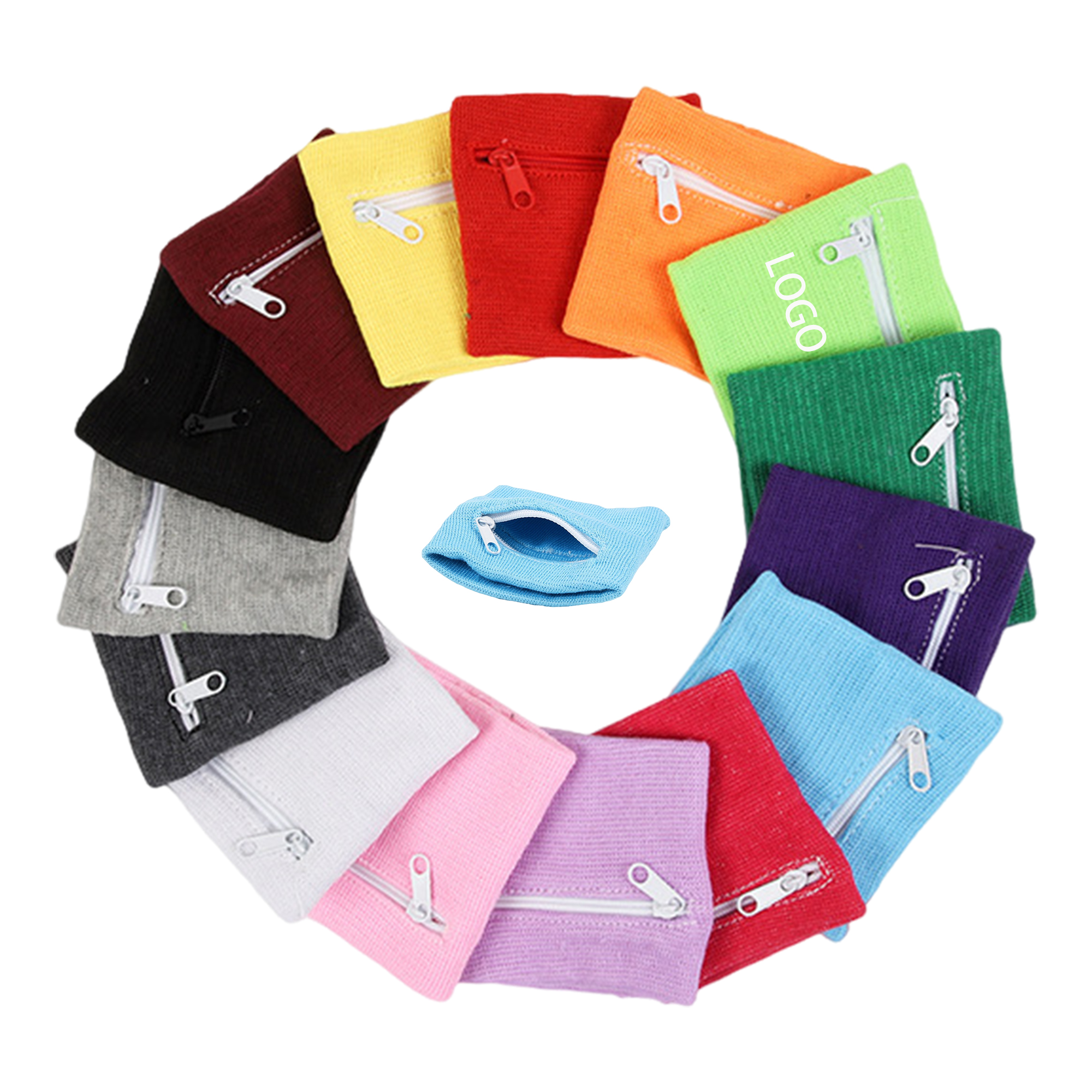 Zippered Sports Wristband 2