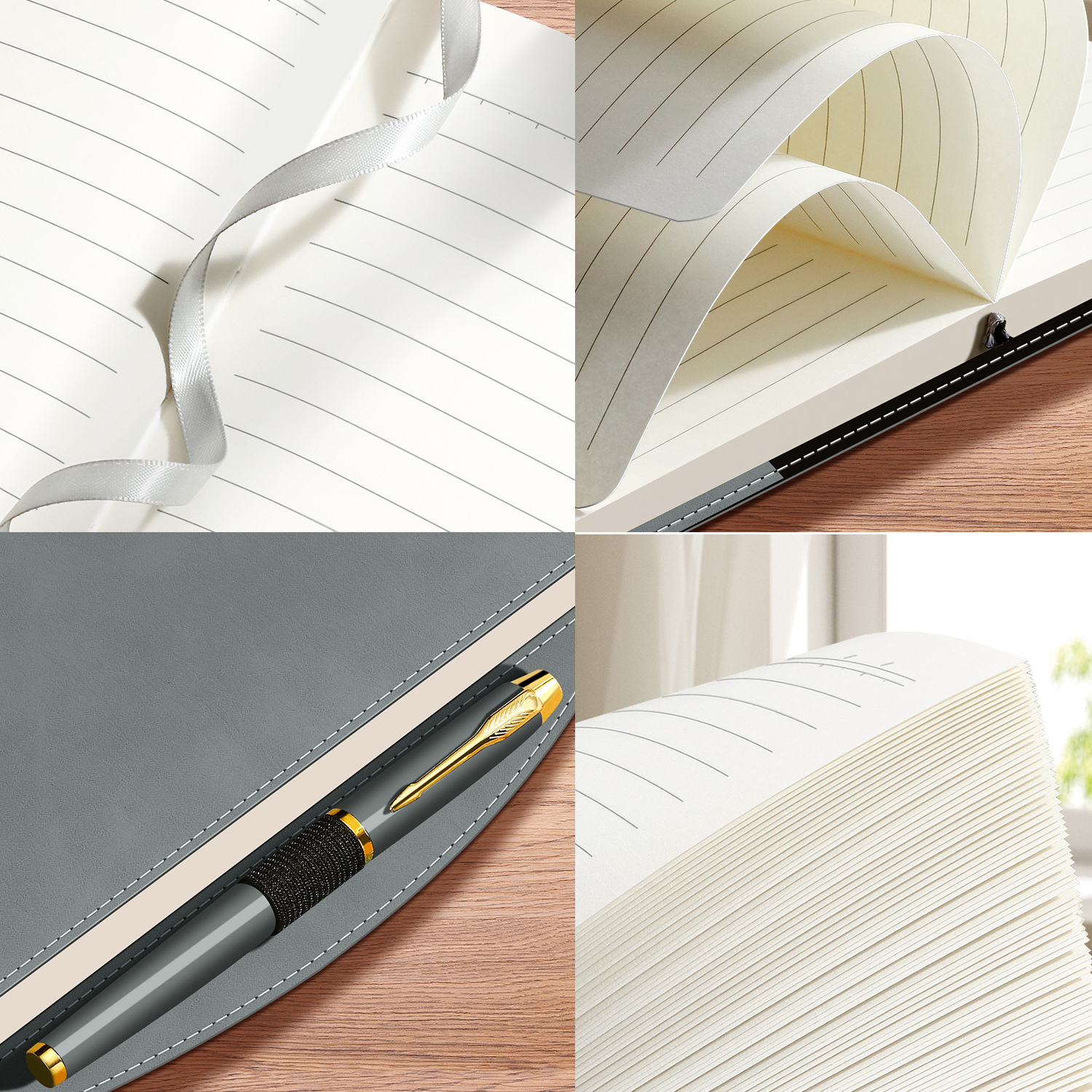 A5 PU Cover Business Notebook 16