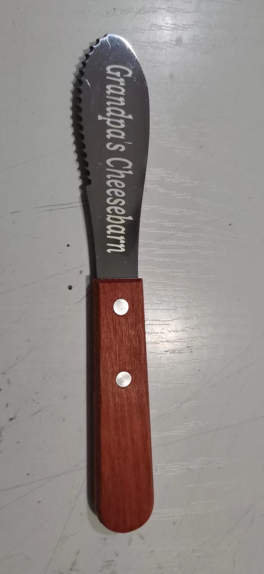 8" Wood Handle Sandwich Spreader 2
