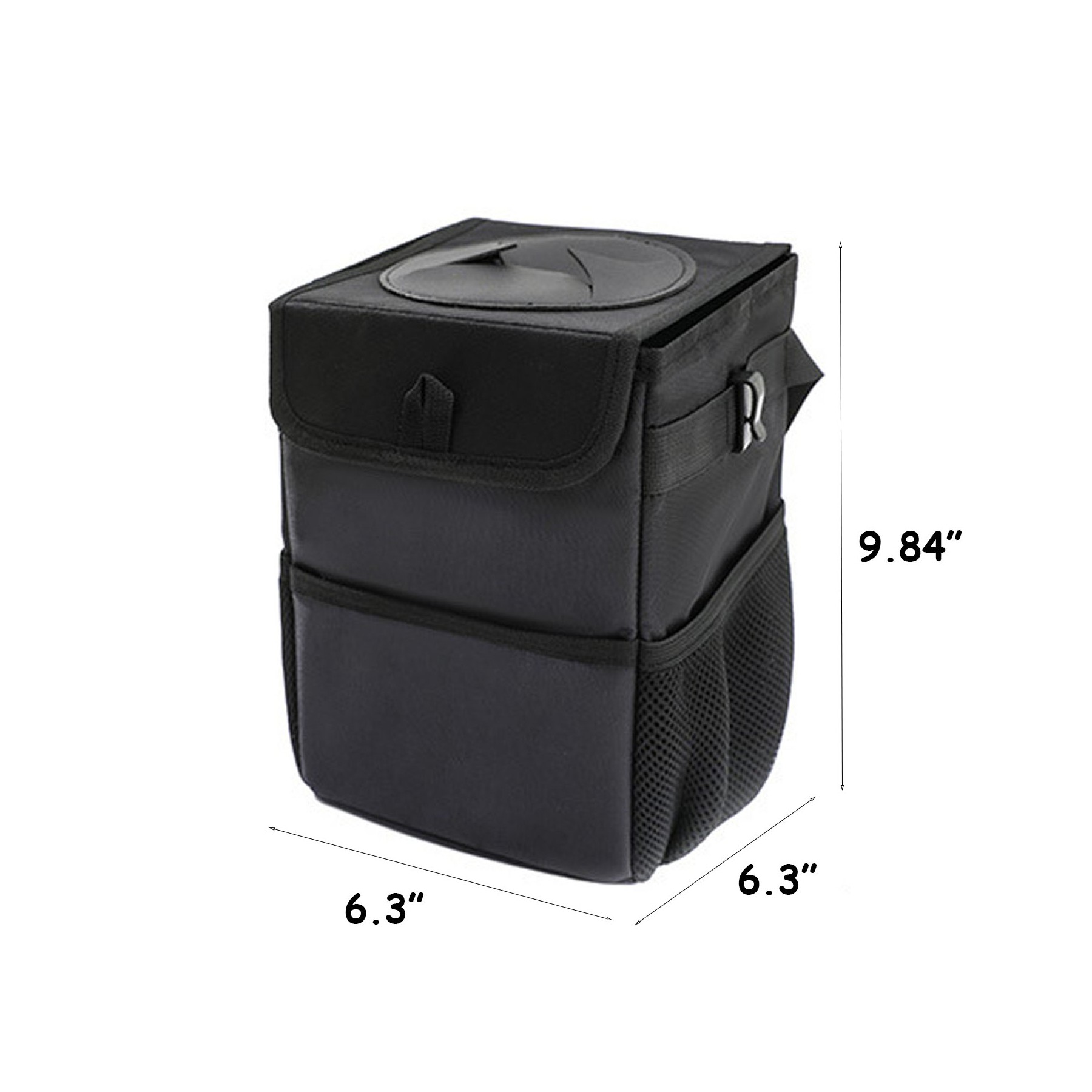 Car Trash Can with Lid 3
