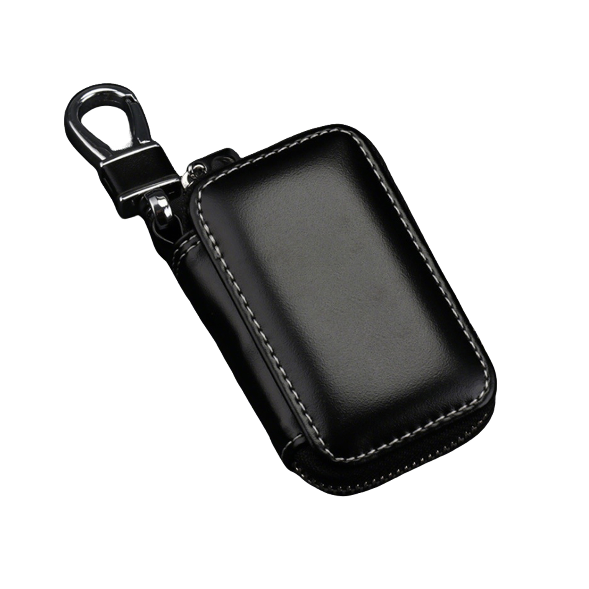 Zipper Key Case With Hanging Hook 4.9" Length X 2.8" Width X 1.1" Height 4