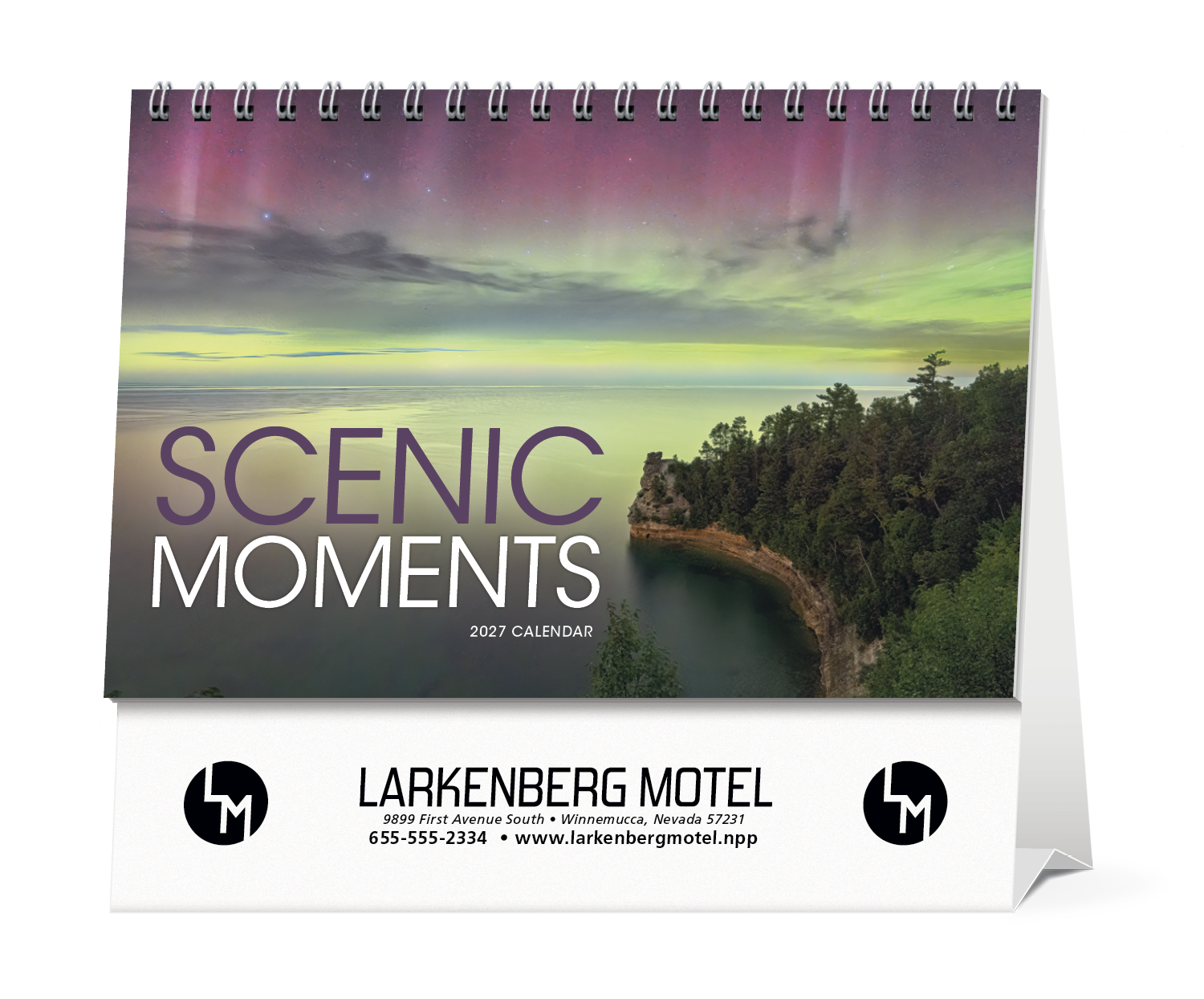 Triumph® Calendars Scenic Moments Large Desk Calendar 30