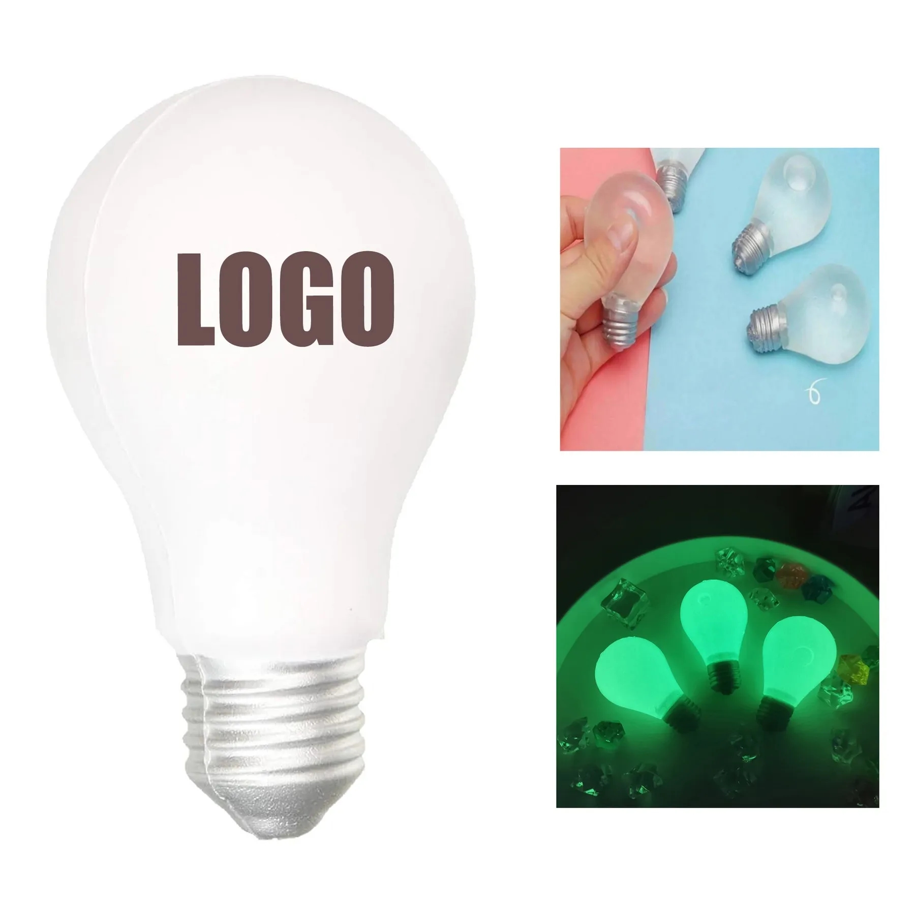 Light Bulb Stress Reliever with Fluorescence 1