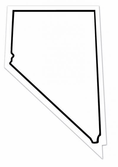 Nevada State Shape Magnet - Full Color 1