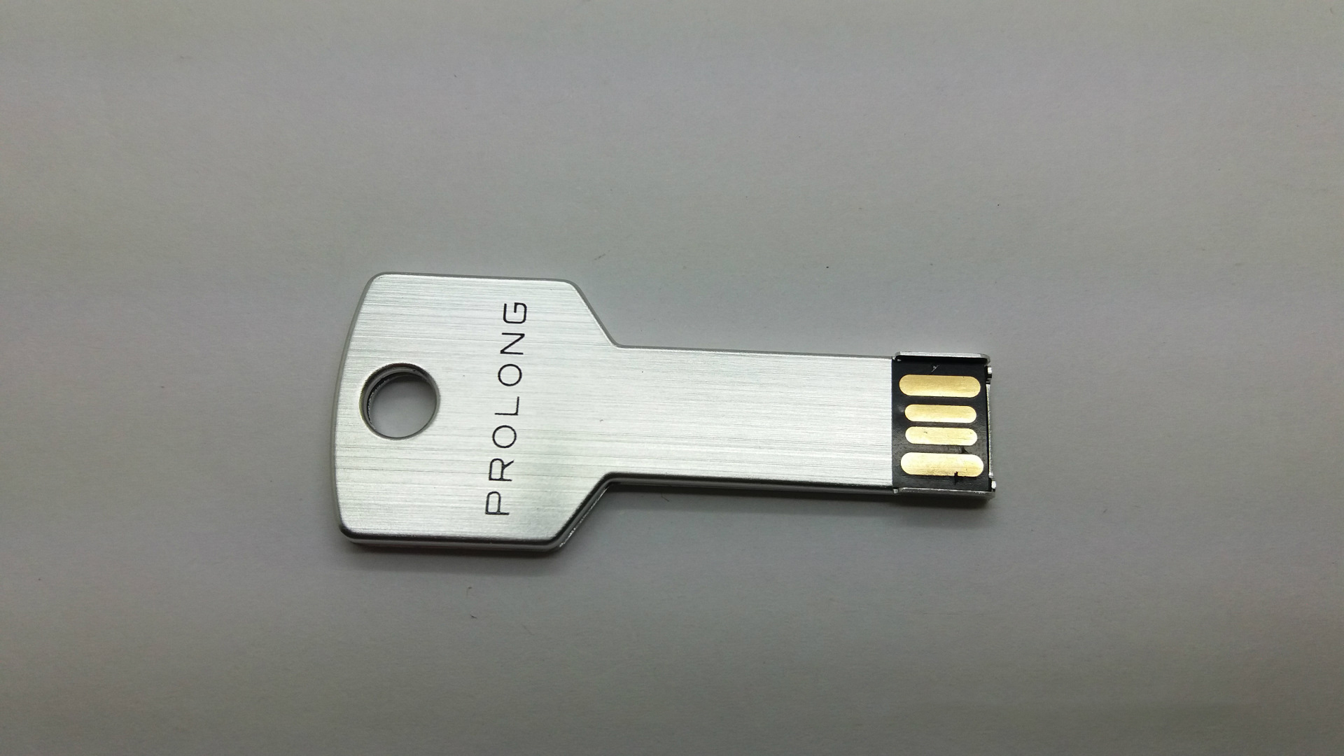 8 GB Silver Key Shaped USB 3.0 Flash Drive 3
