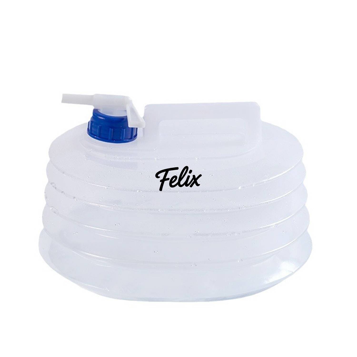 350oz Foldable Portable Water Container with Tap for Camping