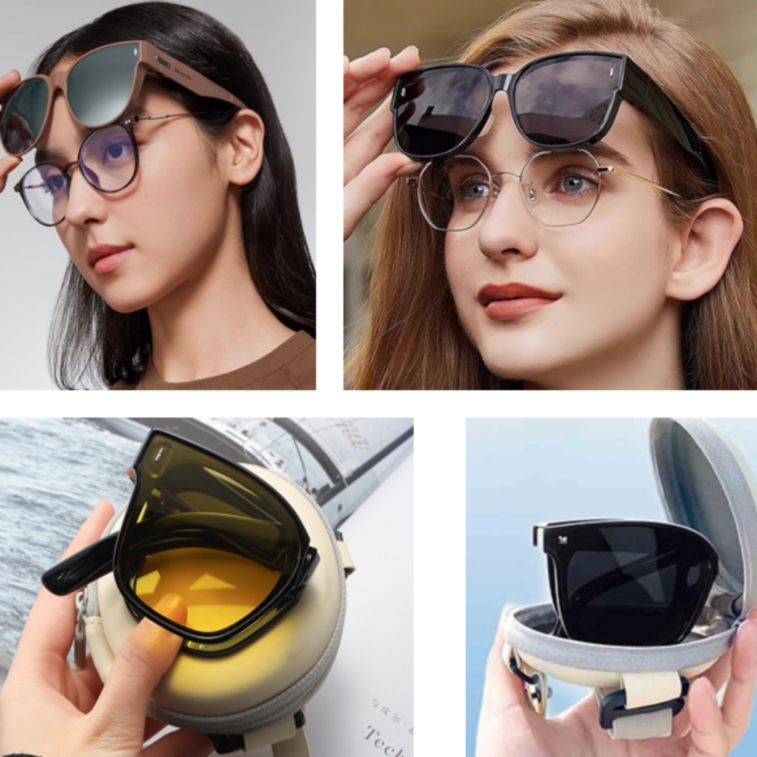 Foldable Polarized Fit Over Glasses Sunglasses 6