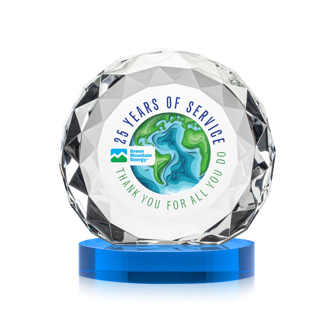 Seville VividPrint™ Award on Alberton Base - Sky Blue 4